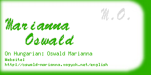 marianna oswald business card